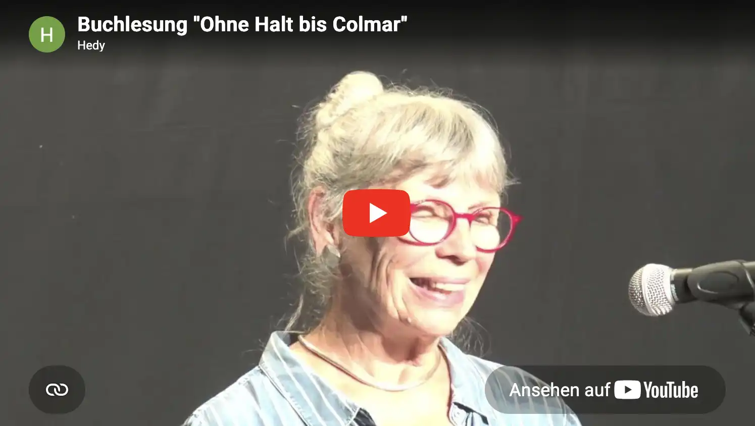 Video abspielen: Lesung Ohne Halt bis Colmar